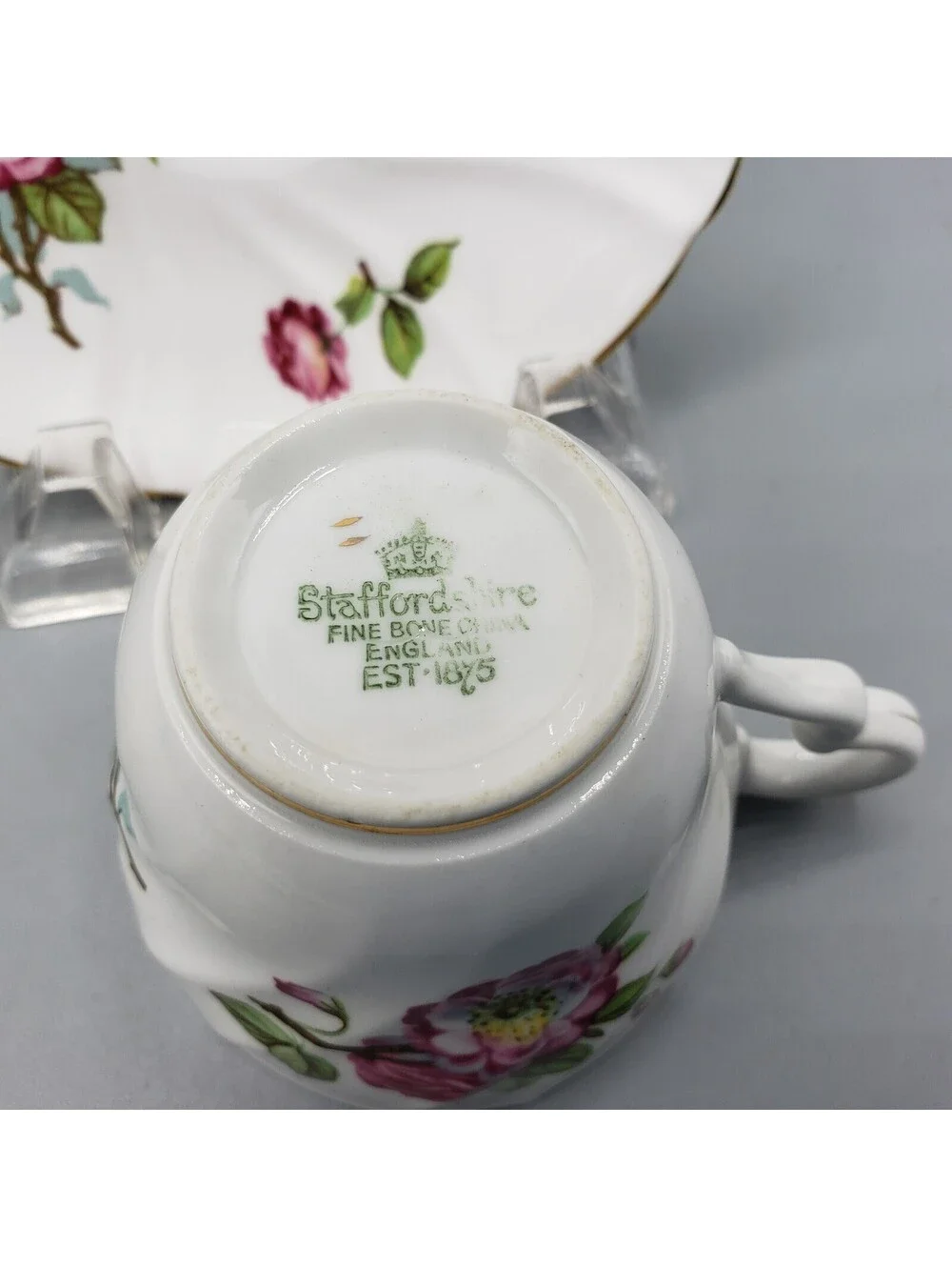Staffordshire vintage teacup